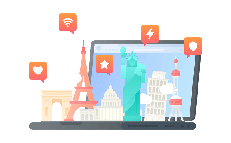 在福克兰连接到中国的代理 - 海龟VPN